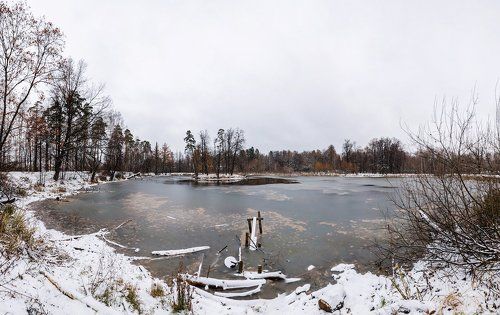 Большой пруд усадьбы «Архангельское-Тюриково»