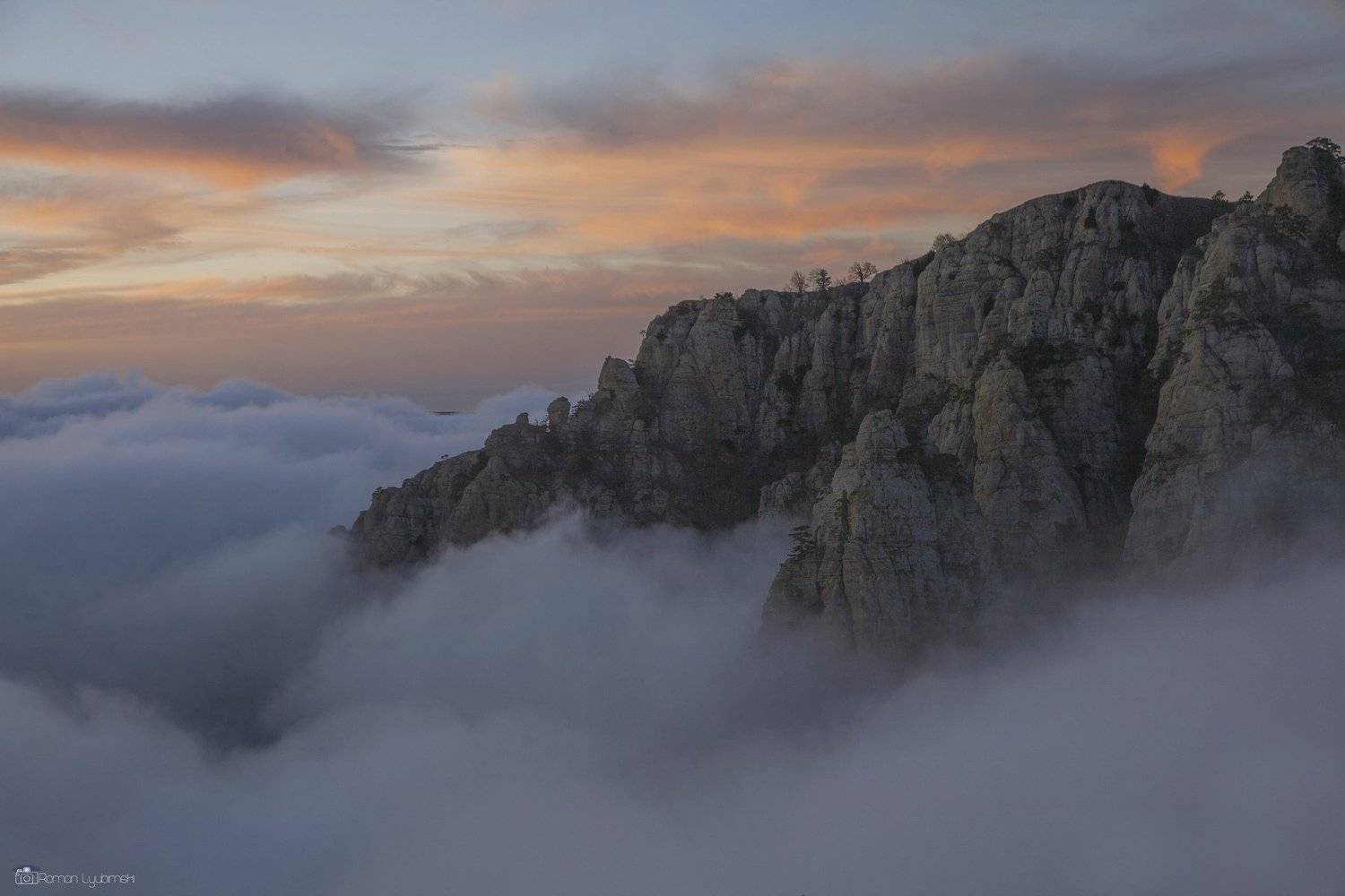 гора, крым, пейзаж, закат, облака, осень, россия, , Роман Любимский