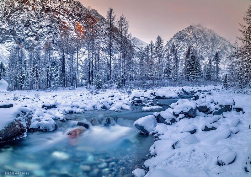 река, алтай, снег, зима, экспозиция, природа, пейзаж, актру, горы, ручей, зима, холод, россия, сибирь, панорама, river, altai, snow, winter, exposition, nature, landscape, mountains, stream, winter, cold, russia, siberia, panorama Течение | Flow фото превью