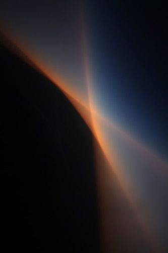 Playing with colorful line of sky