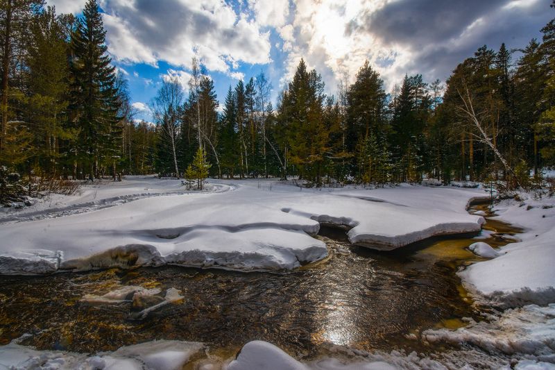 Весеннее половодье фото превью