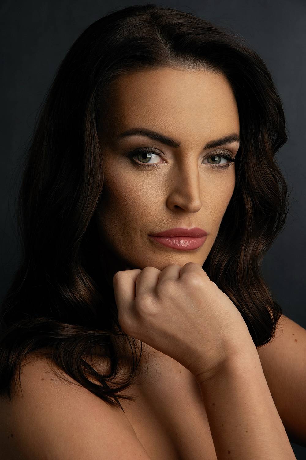 model, portrait, eyes, hair, woman, female, sensuality, makeup, portraitshoot, colour, pretty,, Lajos Cs&aacute;ki