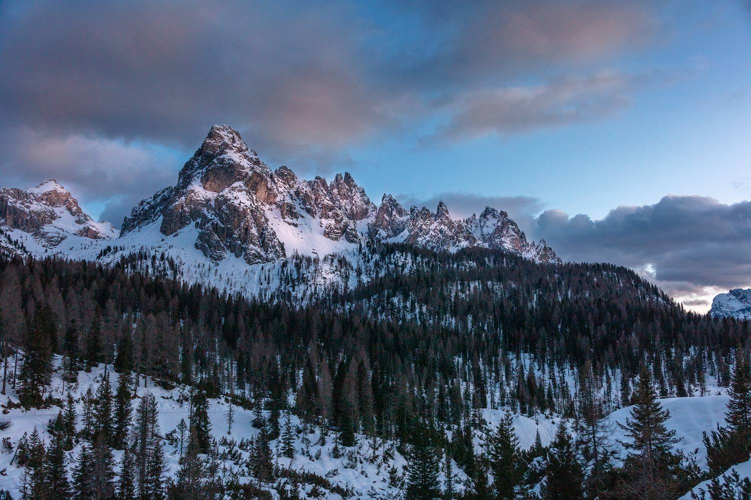 alps, mountains, italy, winter, see, snow, dolomites,  Gregor
