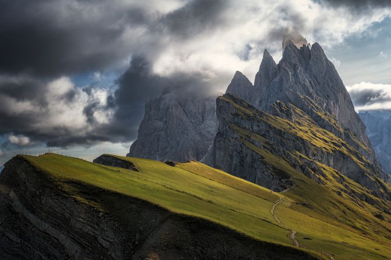 Dolomiti Seceda Nikon Landscape Italy Сечеда фото превью