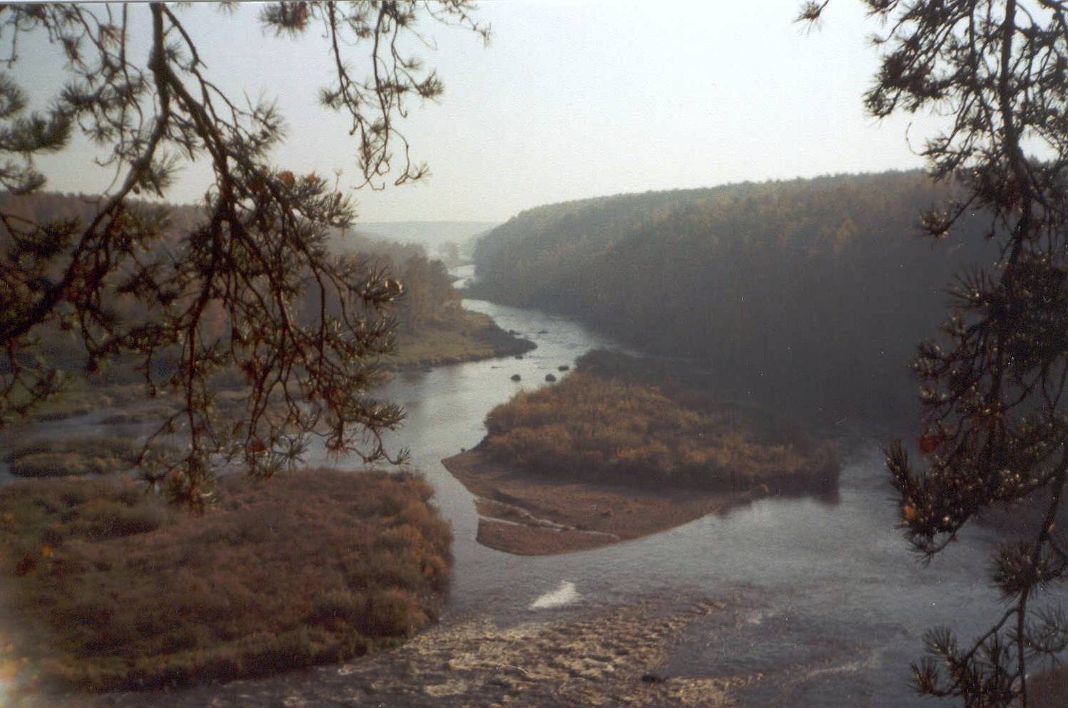 природа, река, осень, ревун, плёнка, M&oslash;rkt