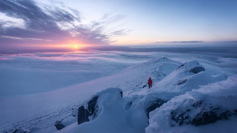 Полярная ночь на Айкауйвенчорре. фото превью