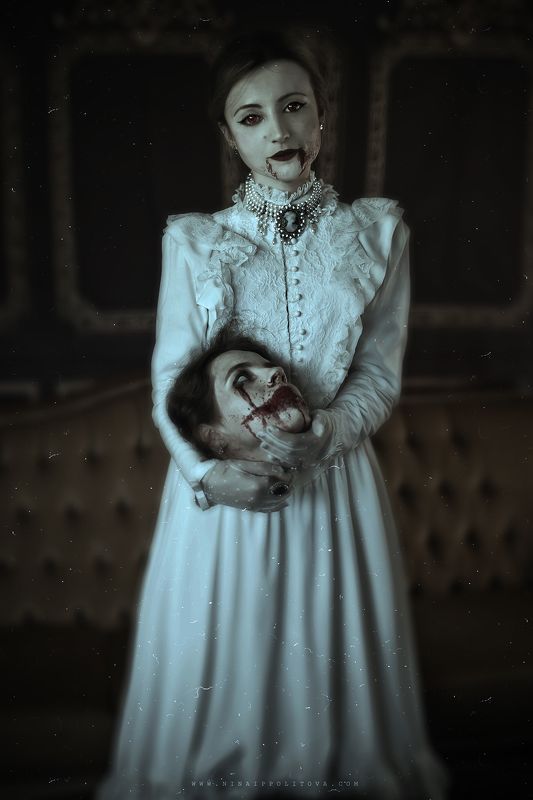 dark, art, horror, portrait, fine-art, cosplay, sfx,  М а м о ч к а  фото превью