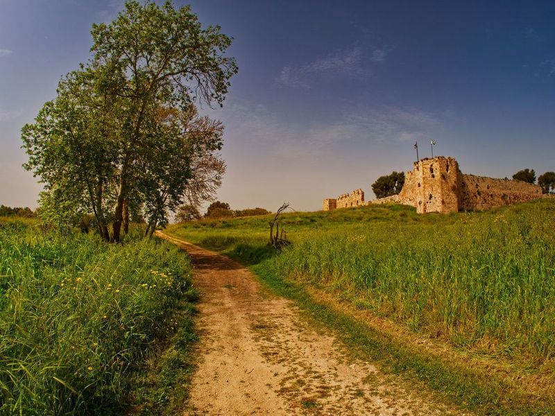 Migdal Tsedek-Мигдаль-Цедек-מגדל אפק (נקרא גם מגדל צדק) גן לאומי фото превью