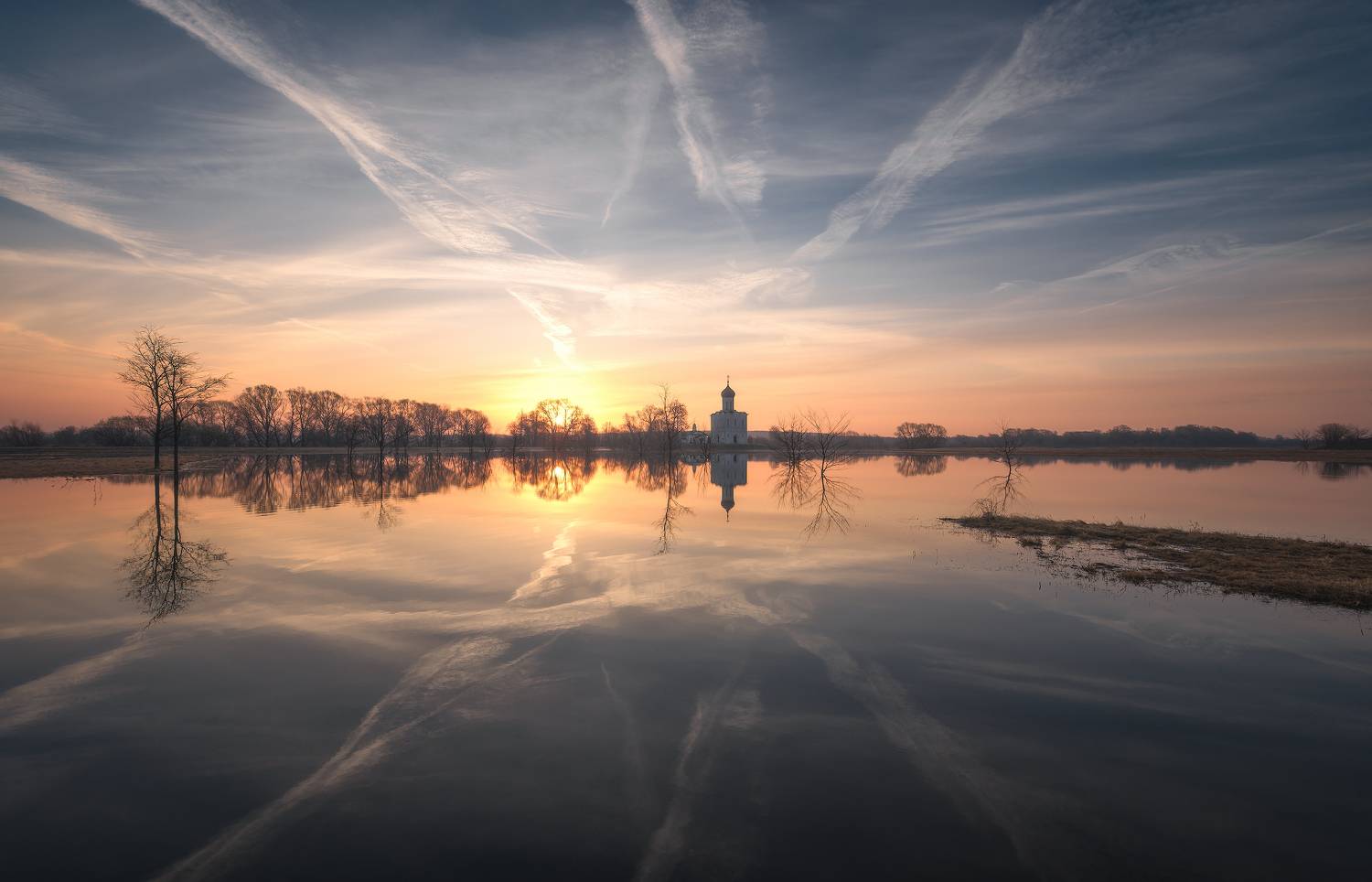 боголюбово, разлив, весна, природа, Левыкин Виталий