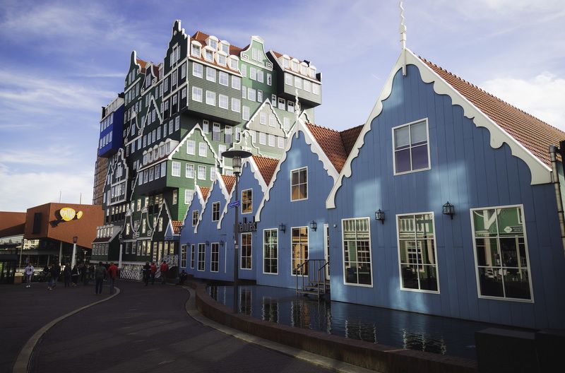 netherland, city, architecture, zaandam, autumn, hotel, europe, Zaandam. фото превью