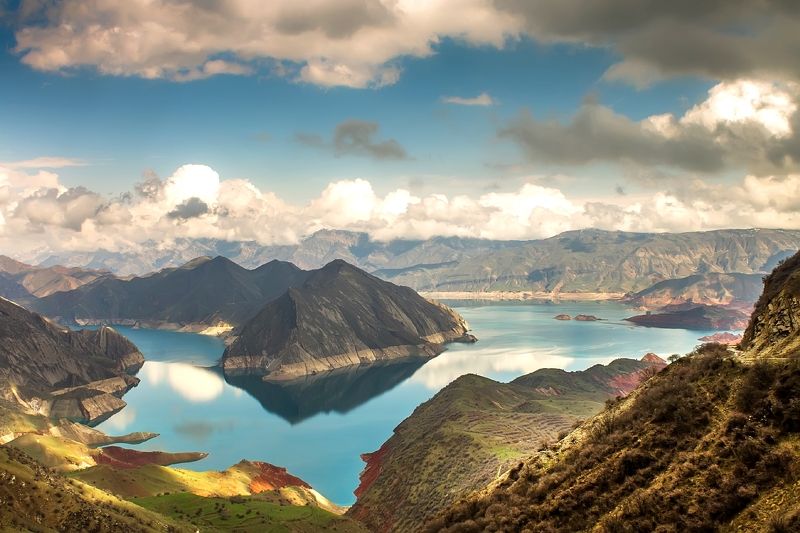 Нурекское водохранилище фото превью