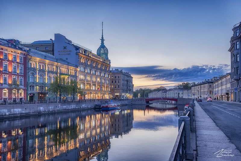 Санкт-Петербург, белые ночи фото превью