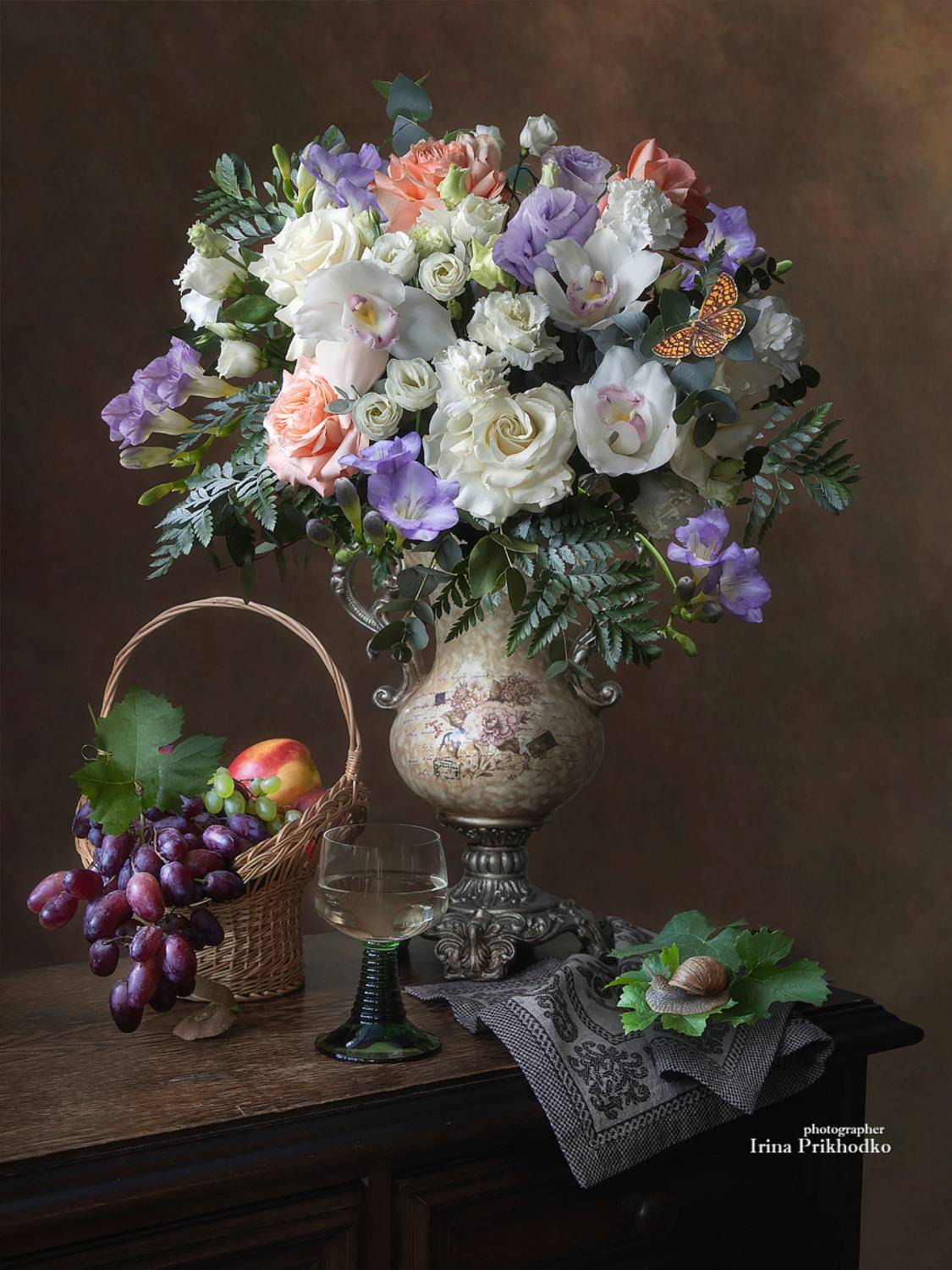 натюрморт, цветы, фрукты, ренессанс, Приходько Ирина