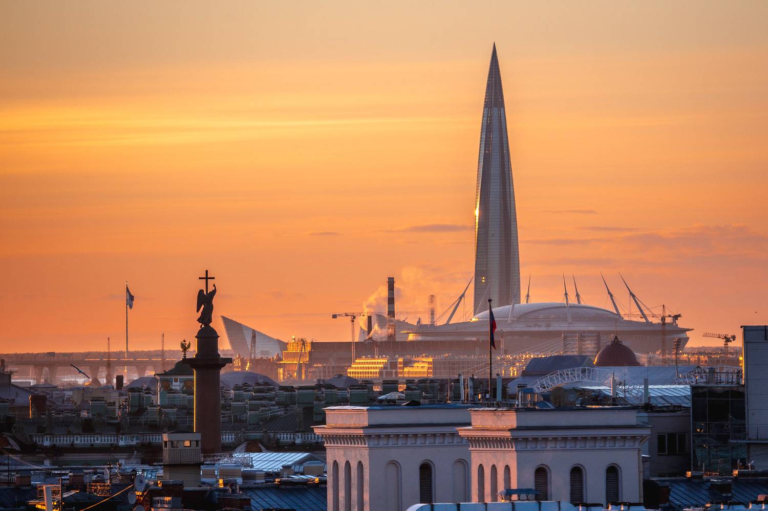  Санкт-Петербург, пейзаж, городской пейзаж, архитектура, Лахта-центр, Кормашова Татьяна