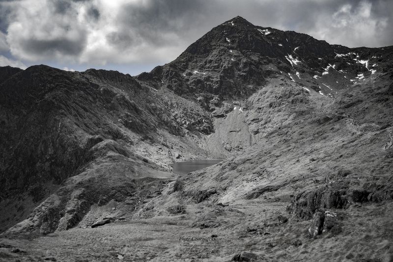 landscape, mountains, nature, Snowdon фото превью