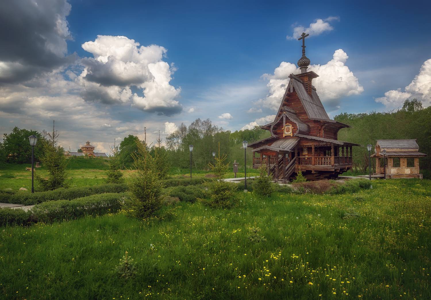 Храм, гремячий ключ,лето, Сергей Аникин