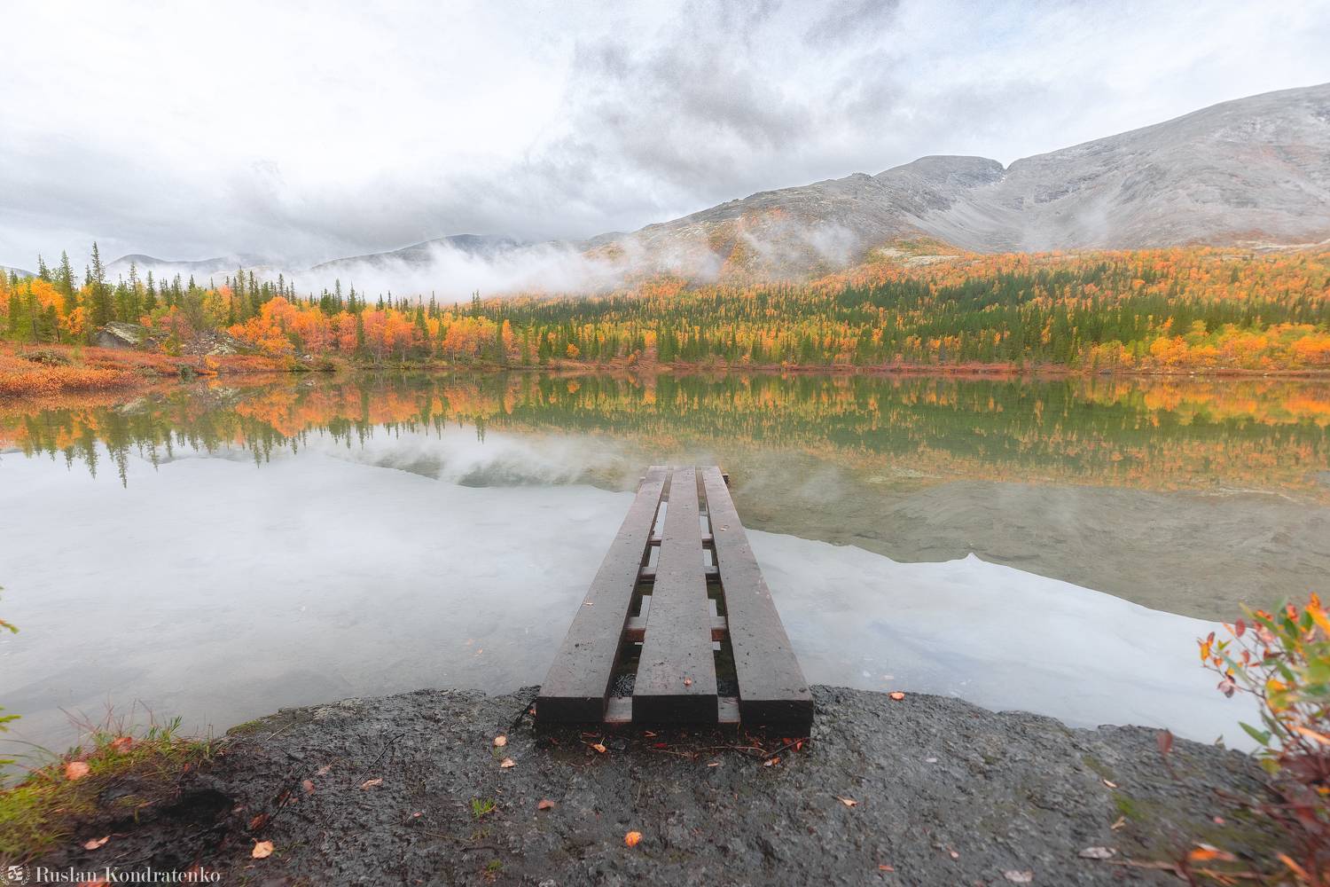 кольский полуостров, хибины, туман, полигональные озера, Кондратенко Руслан