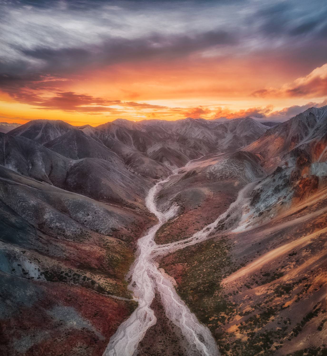 Хребет Черского, Якутия, дроны, аэрофото, aerialphoto, Landscape, aerial landscape, тундра, горы, Россия, осень, осенний пейзаж, Наталия Полякова