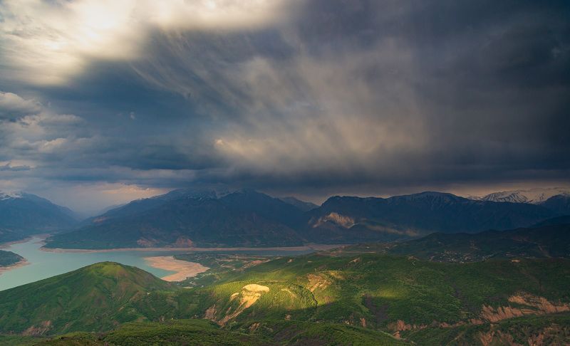 узбекистан, чарвакское водохранилище  фото превью