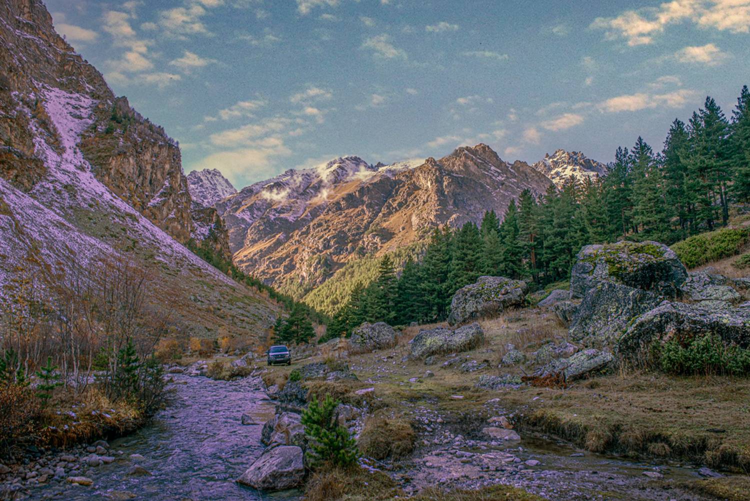 горы река лес, Anatoly