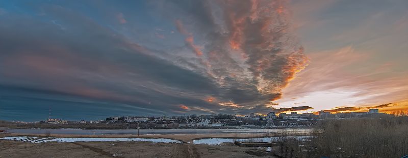 Вечер на реке фото превью