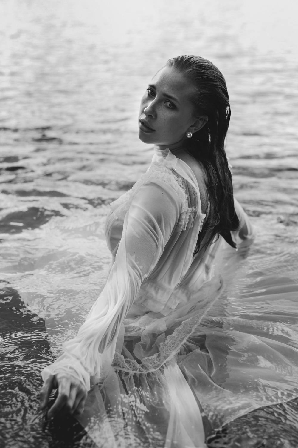 beautiful girl women black and white mood, Rafal Lapszanski