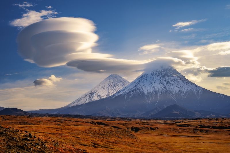 Облака вулканов фото превью