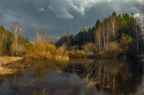 Суходол. Половодье. Закат.