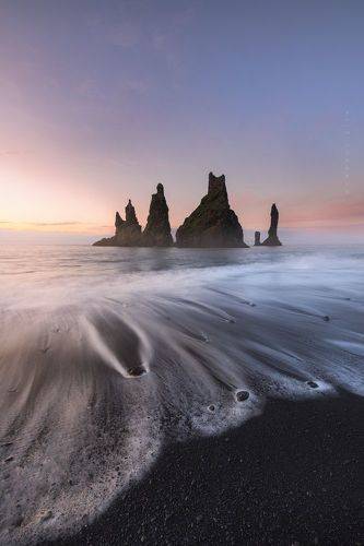 Sunrise At the Black Beach