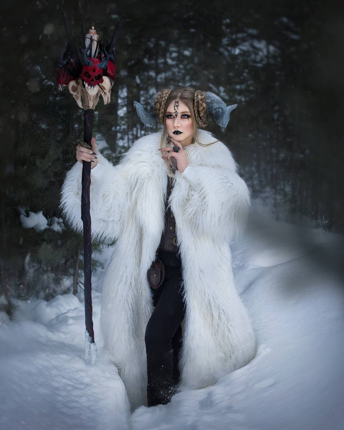 Фотограф Юлия Дюдина, Фотограф Нижний Новгород, арт фотограф,  волшебная фотосессия, фотосессия готика, демон, Дюдина Юлия