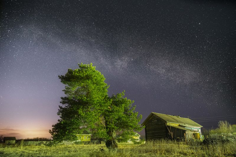 Апрельское ночное небо фото превью