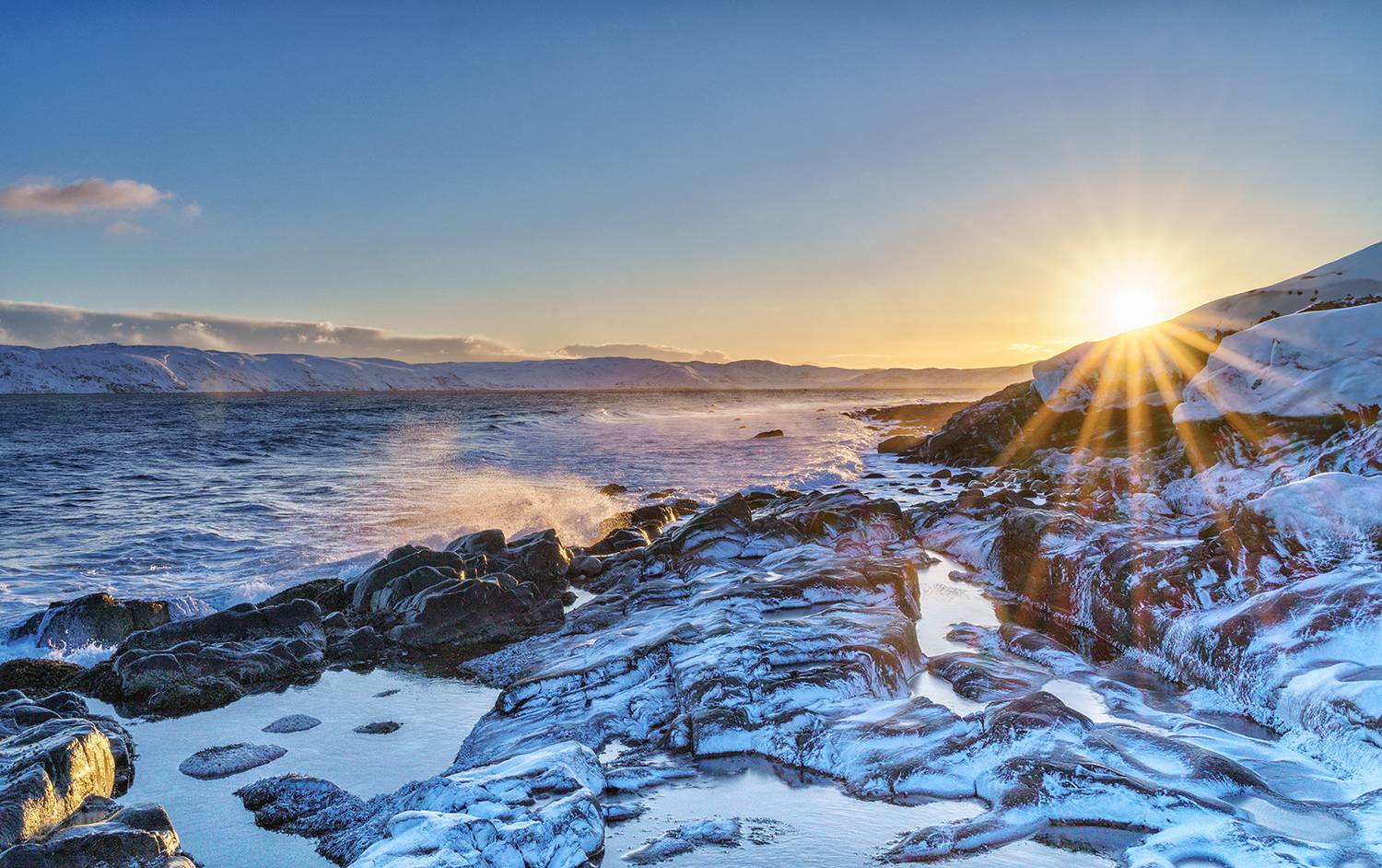 пейзаж, Баренцево море,Териберка,зима, Лариса Дука