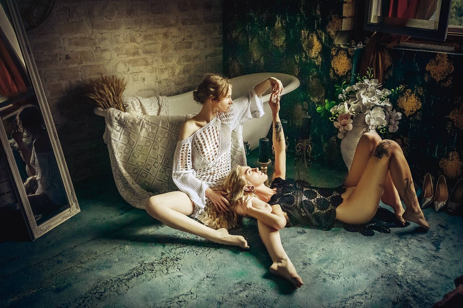 woman, portrait, beauty, boudoir, indoors, Руслан Болгов (Axe)