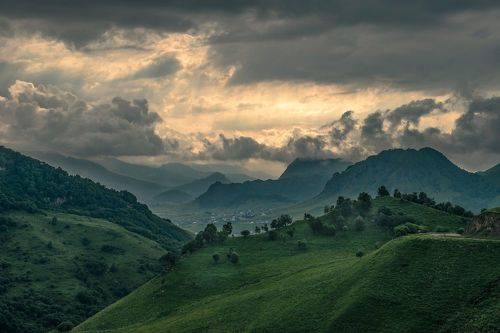 Верхняя Мара,вид с перевала Гум-Баши
