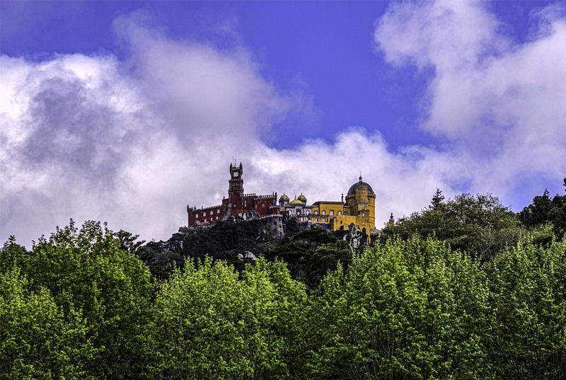 Nature, Landscape, Architecture, Palaces Pena Palace in Sintra фото превью