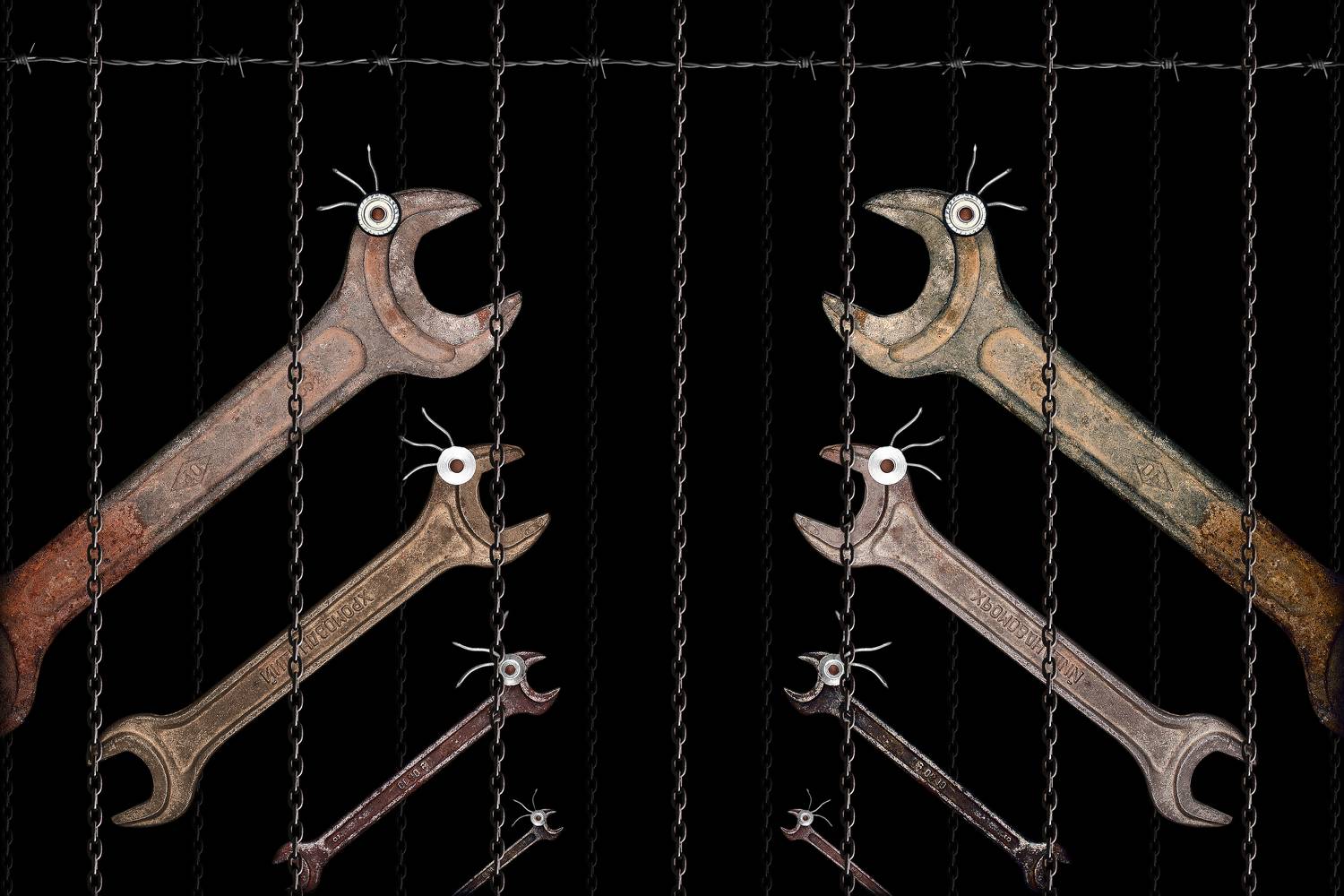 концепция, инструменты, западня, ловушка, creative, conceptual, installation, instruments, tools, snare, trap, Дмитрий Салтыков