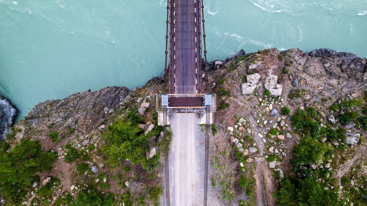 вид сверху. река. катунь. мост. архитектура. алтай., Totoro D