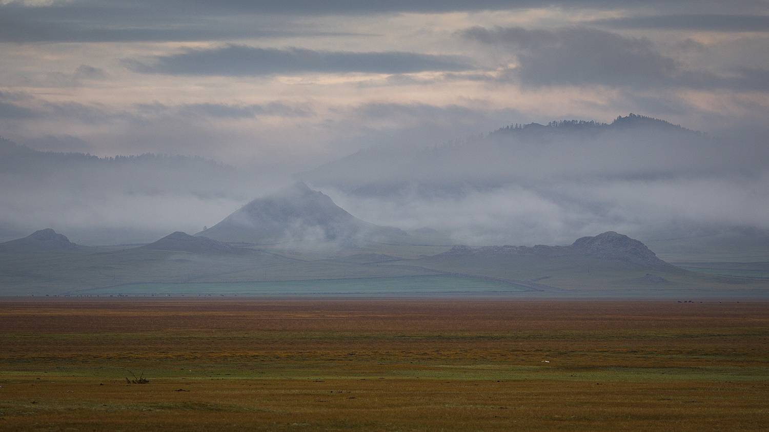 алтай, осень, усть-кан, пейзаж, туман,, Сергей Шульга