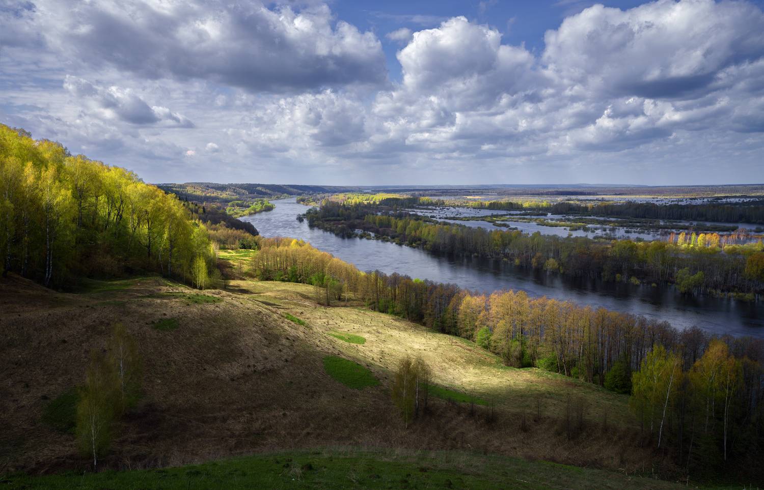клязьма, разлив, весна, гороховец, лысая гора, Зверев Олег
