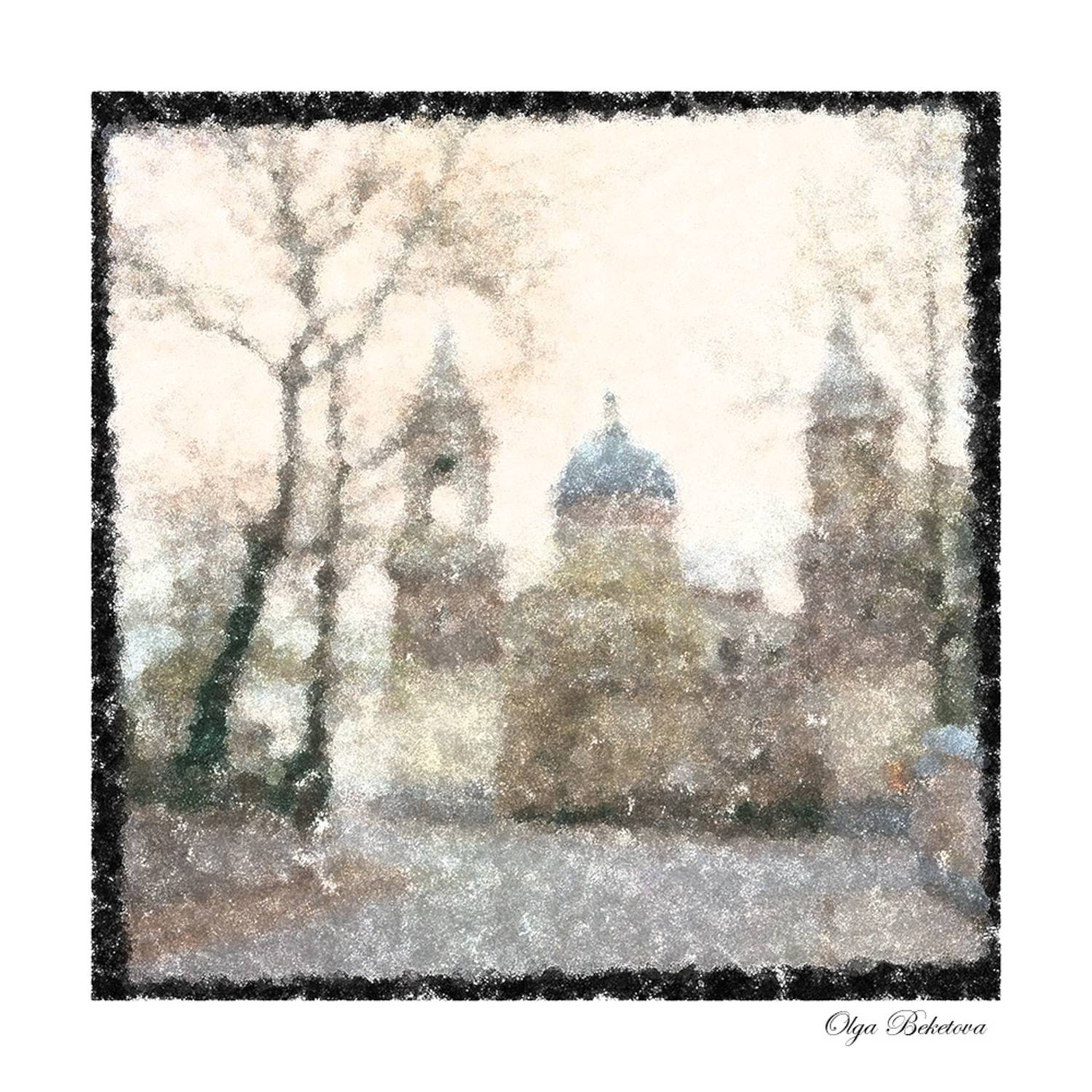 храм, пейзаж, Бекетова Ольга