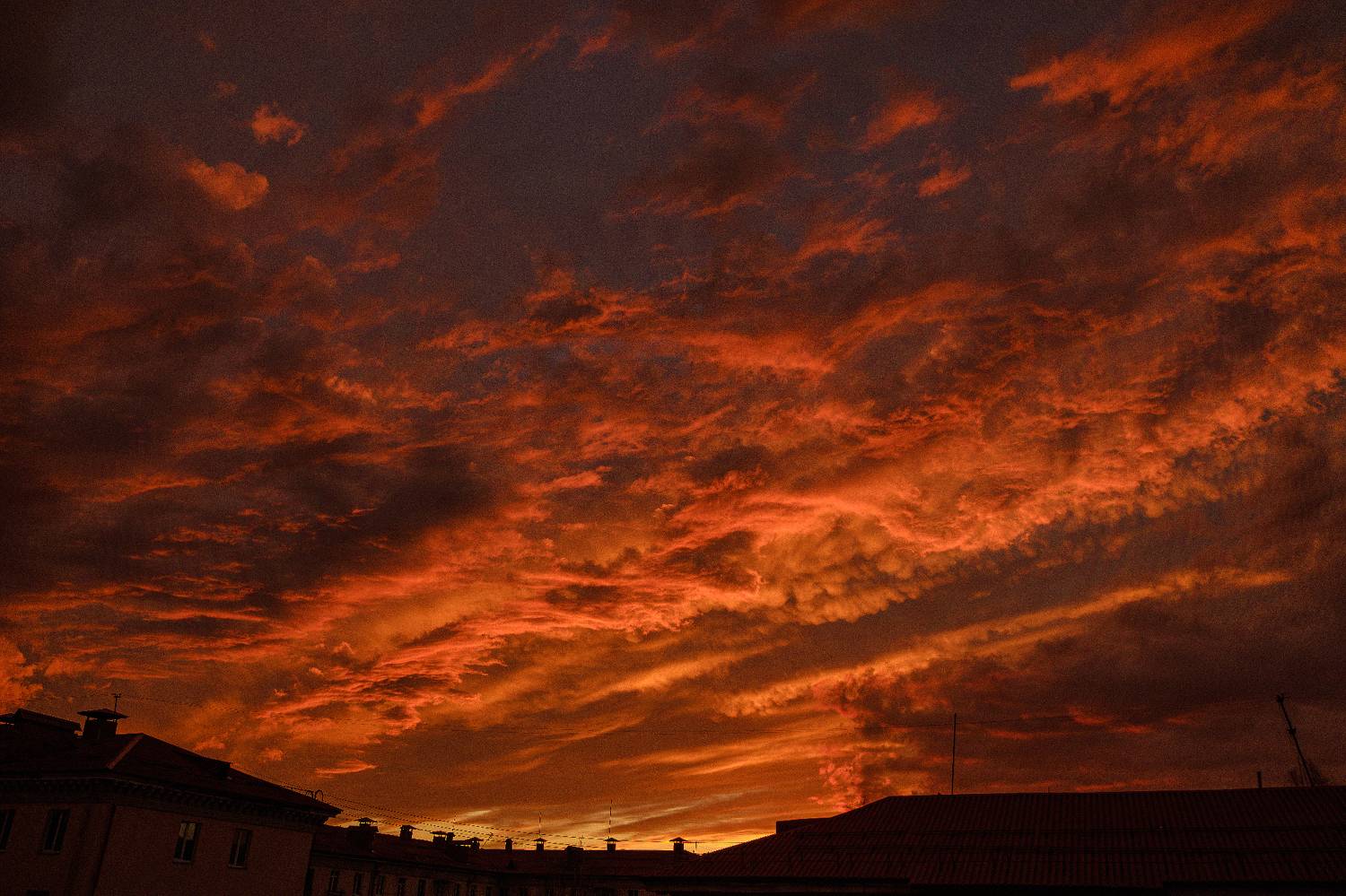 весна , облака ,закат г.Междуреченск, Александр Потапов