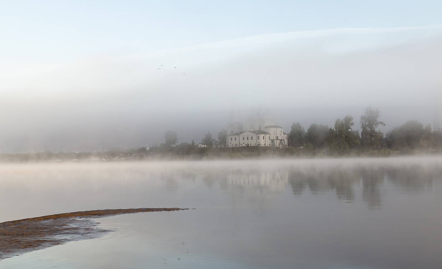 туман, вычегда, сольвычегодск, собор, строгонов, соль., Анкудинов Леонид