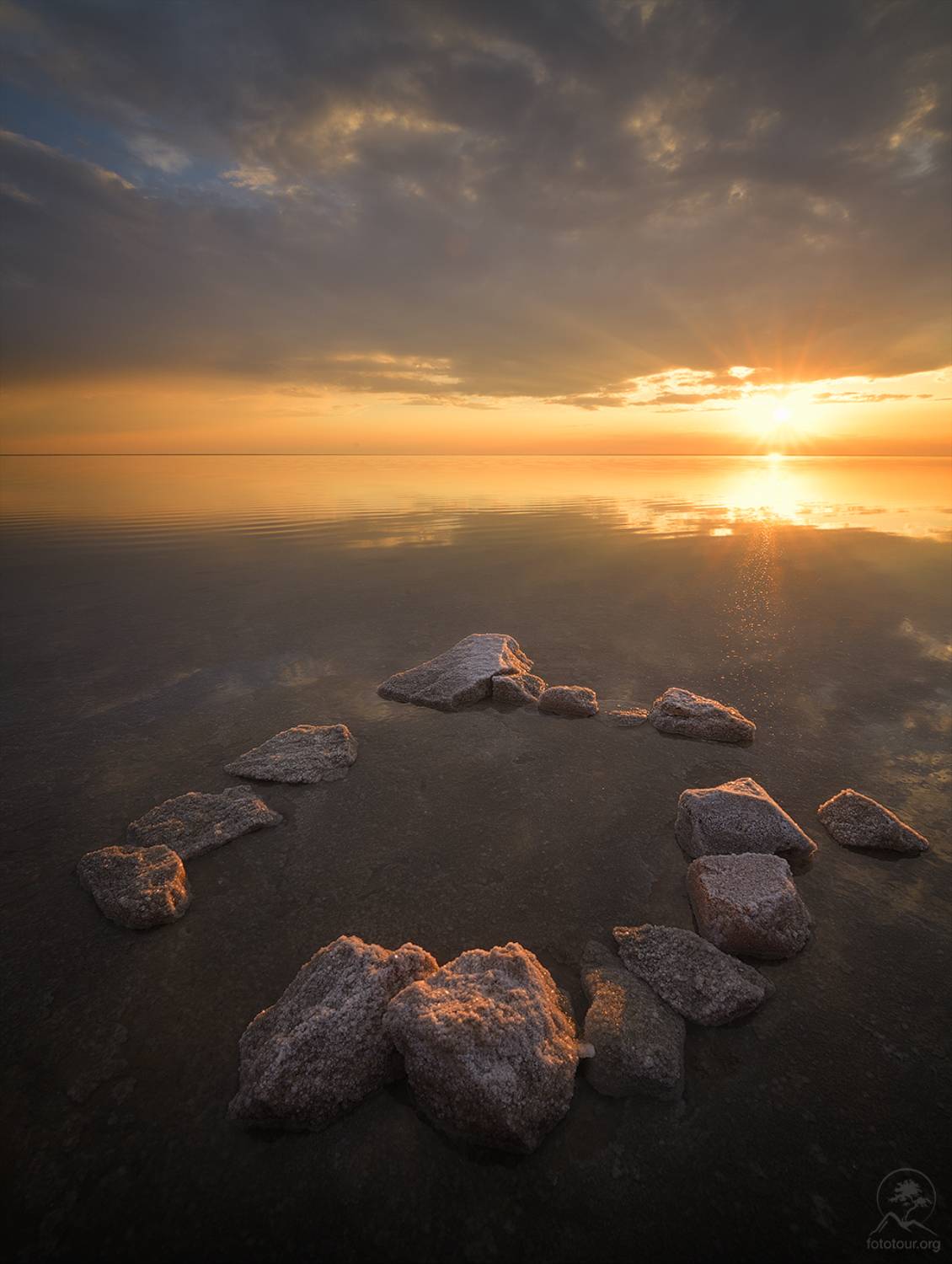 эльтон, озеро, закат, фототуры по россии, минимализм, Гордиенко Анатолий
