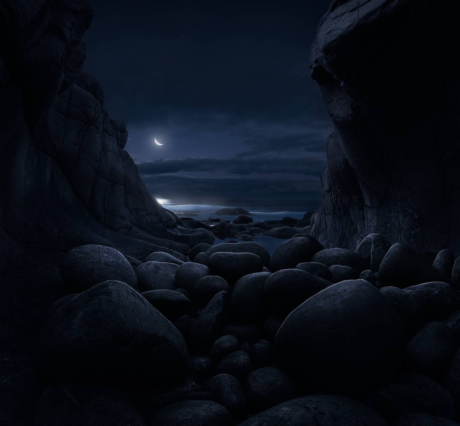 север, кольский, териберка, скалы, фототур, луна, Александр Дударев