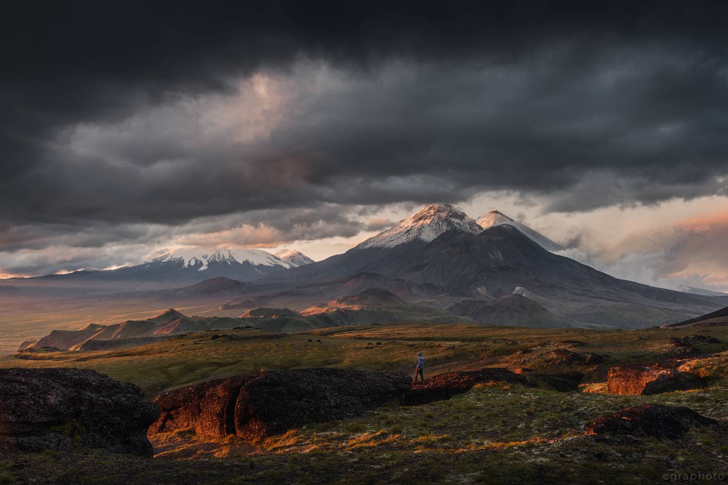 камчатка, вулкан, безымянный, камень, ключевской, ушковский, крестовский, Рябенький Александр