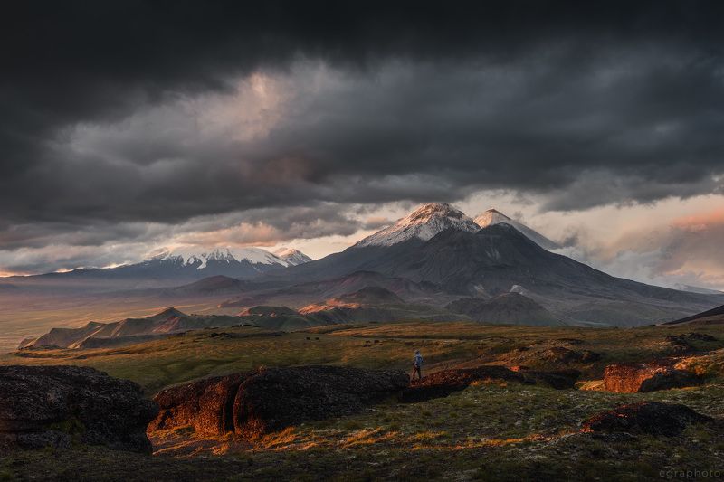 камчатка, вулкан, безымянный, камень, ключевской, ушковский, крестовский Камчатка - 5 вулканов фото превью