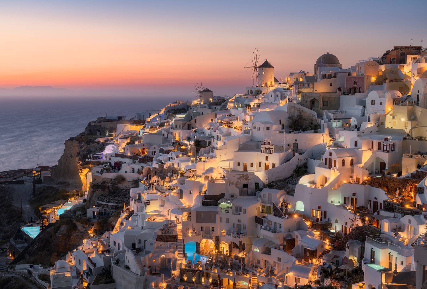 греция, ия, оя, тира, санторини, киклады, закат, рассвет, вечер, утро, горы, холмы, скалы, море, остров, greece, sunset, sunrise, evening, morning, rock, rocks, hills, thira, fira, tira, oia, santorini, island, Эрнест Вахеди