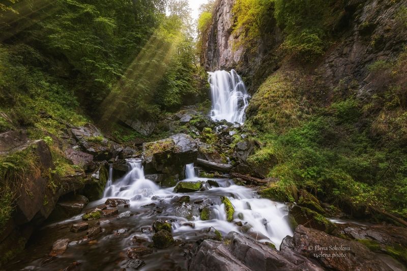водопад, ингушетия, ляжгинский, лето, осень, лошхи, вода Ляжгинский водопад фото превью