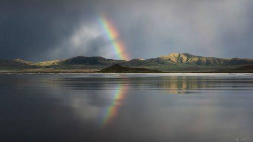 Казахстан - радуга озера Тузколь