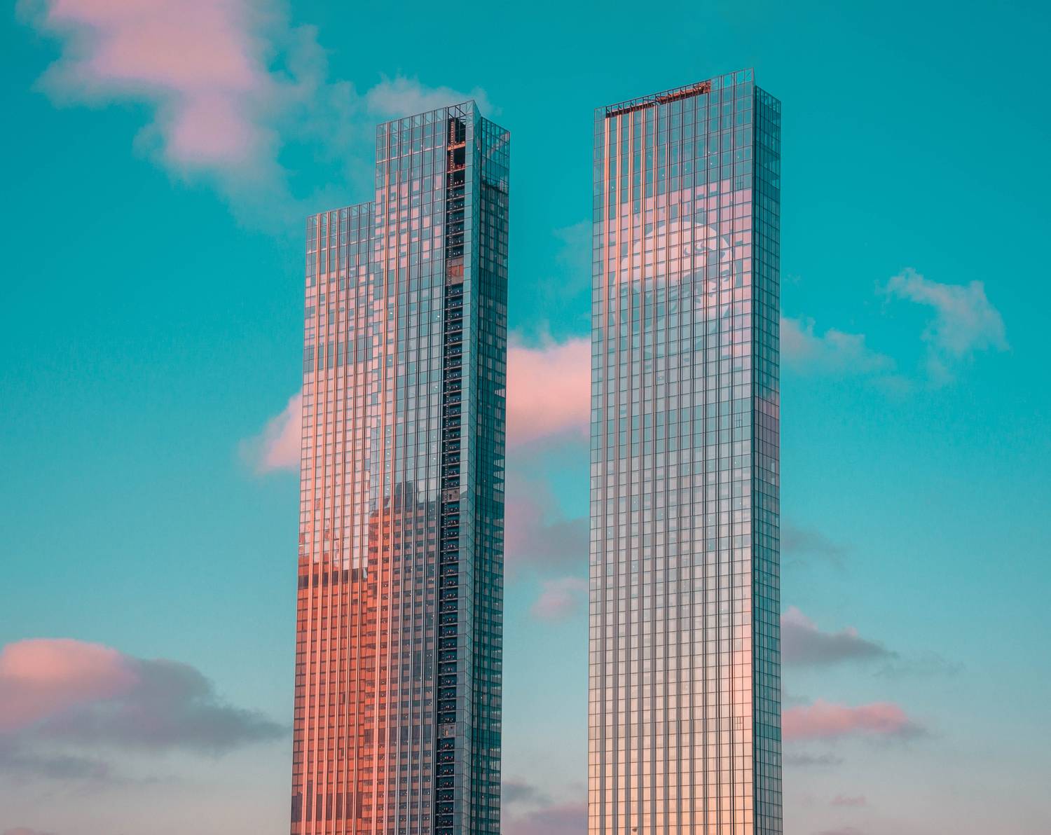 architecture, evening, line, building, moscow, russia, urban, city, light, street, Гладков Сергей